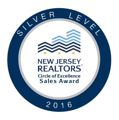 NJ REALTORS Circle of Excellence Silver Level 2016